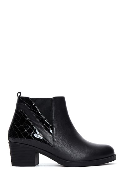Derimod Women's Leather Heeled Boots