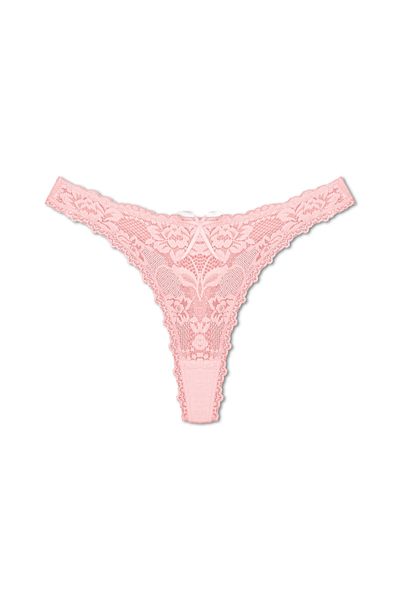 Zena Cotton 5-Piece Full Lace Thong Women's Briefs
