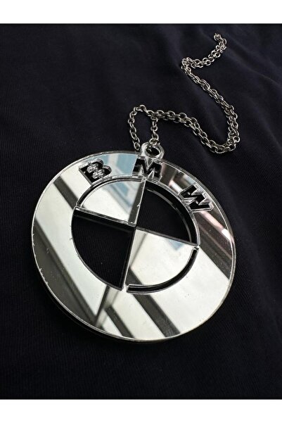 Genel Markalar Bmw Araba Dikiz Aynası Süsü Bmw Logosu KROM Pleksi araba dekor...