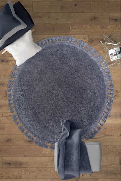 SARAZ HALI Anthracite Comfort Plush Puffy Lux