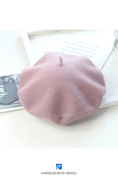 Kardelen Butik Denizli Beretă de iarnă din lână de epocă