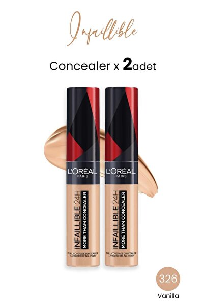 L'Oreal Paris Loreal Paris Infaillible 24H More Than Concealer 326 Vanilla x 2 Adet