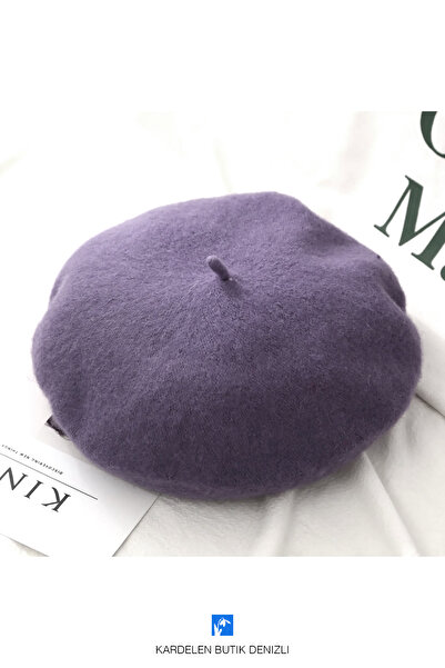 Kardelen Butik Denizli Beretă de iarnă din lână de epocă