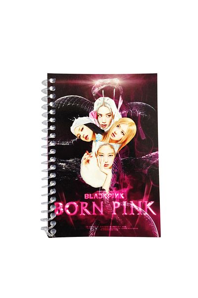 Limmy Bloc de note cu model Blackpink 2 Born Bloc de note cu dungi