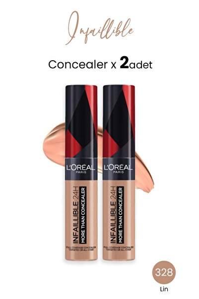 L'Oreal Paris Loreal Paris Infaillible 24H More Than Concealer 328 Lin x 2 Adet