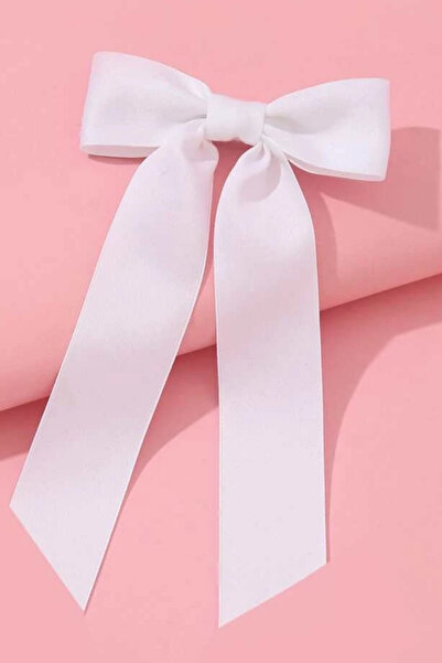 Diloshtrend Design Beyaz Fiyonk Toka Otomat Klips Toka