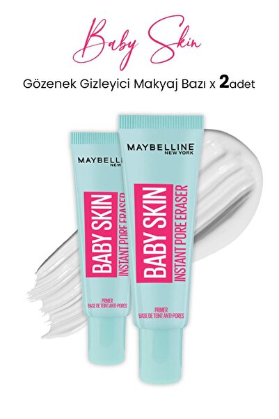 Maybelline New York Baby Skin Gözenek Gizleyici Makyaj Bazı X 2 Adet