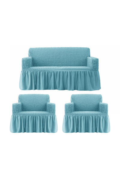 Eldost Ticaret Eldost 3 1 1 Model Wrapped Sofa and Sofa Set - Sofa Bed Cover and Seat Cover