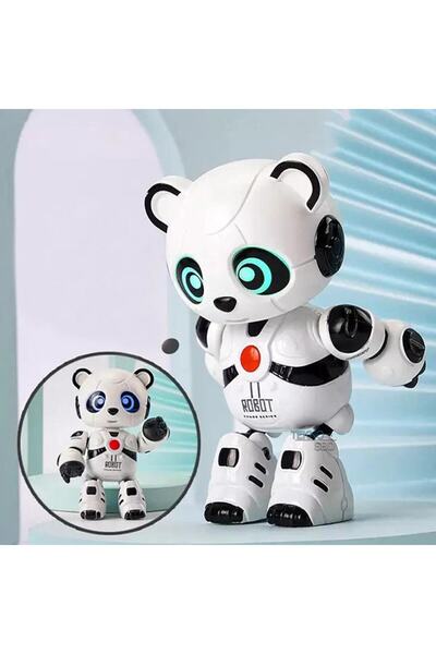 LRS STORE Akıllı Panda Söylediklerini Tekrar Etsin Ses Kayıt Edip Konuşan Şarjlı Oyuncak Robot