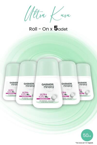 Garnier Mineral Ultra Kuru Roll-on 48 Saat X 5 Adet