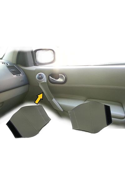 otovista Megane 2 Beige Door Pull Handle Grip Housing Set