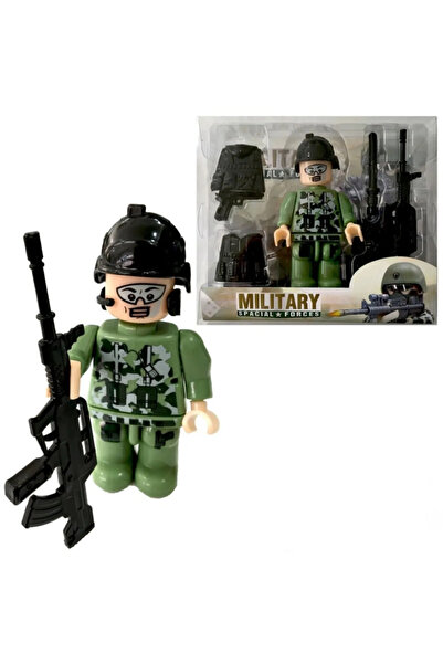 Playaks Küçük Asker Özel Kuvvetler Mini Asker Figür Seti 8 CM Minifigür