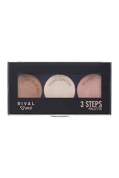 Rival Loves Me Illuminating - Contour- Blush Powder Palette 3 Steps 10 g