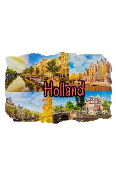 Dünyadan Hediyeler Hollanda Temalı Fresco Magnet