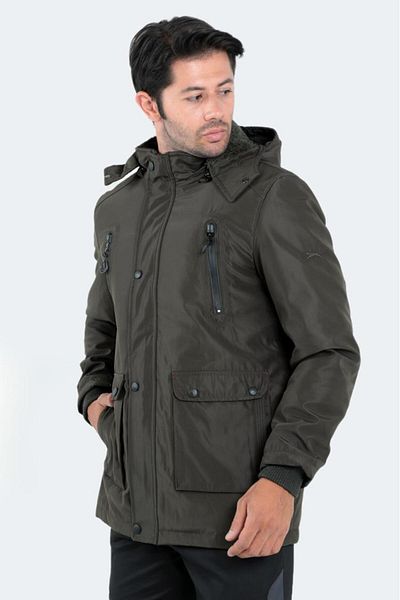Slazenger Ανδρικό παλτό Harley Ανδρικό παλτό & παλτό Khaki ST22JE003-800