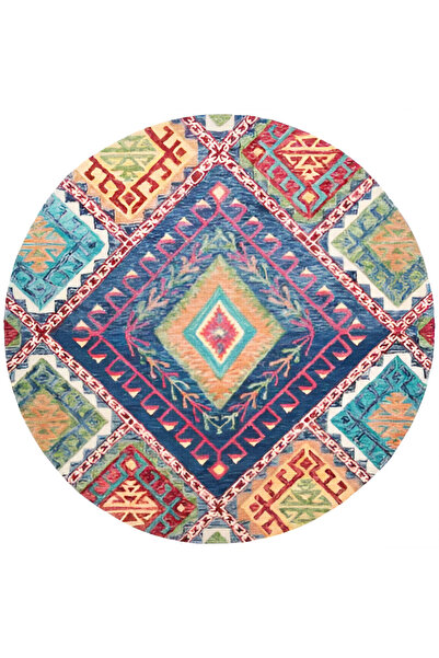 Rugs Modern Halı Multicolored Geometric Shape Patterned Creative Modern Woven...