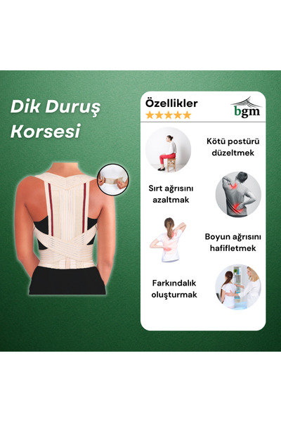 bgm High Quality Upright Posture Corset - Posturex, Anti-Hunchback Orthopedic Corset