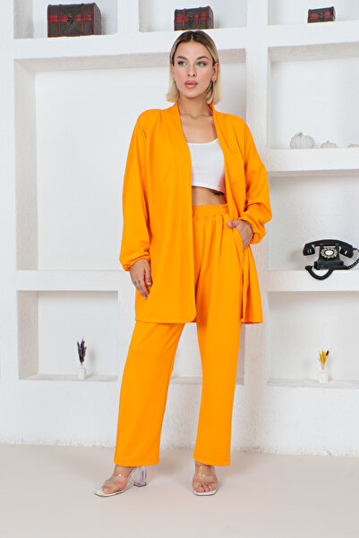 MAY MARA Plus Size Crepe Set - With Jacket and Pants