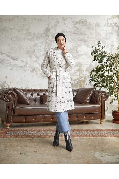 Esre Store Hijab Coat White