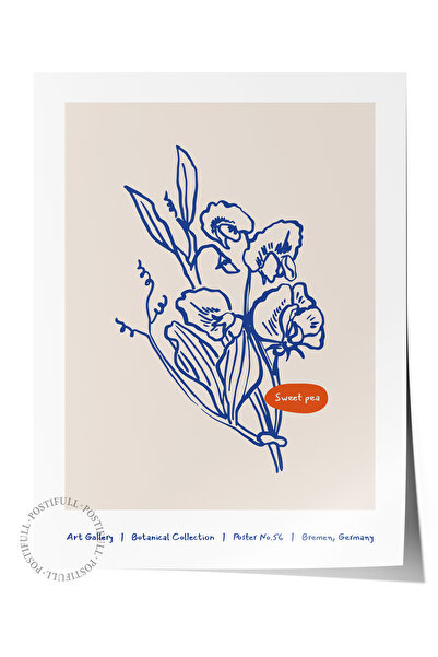 Postifull Αισθητική αφίσα τοίχου - Αφίσα χωρίς πλαίσιο με βοτανικό σχέδιο - Δ...