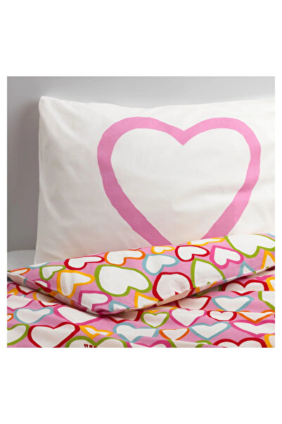 IKEA AKDENİZ VITAMINER çok renkli 150x200/50x60 cm çocuk nevresim takımı