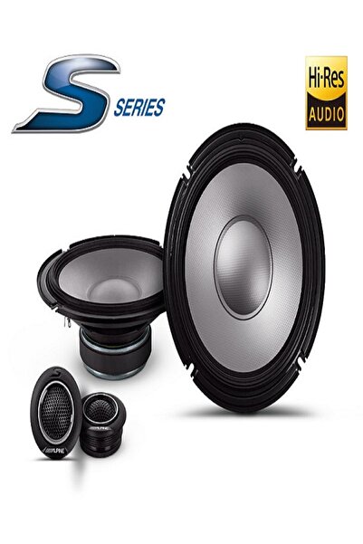 Alpine S2-S80C S-Serisi 20cm (8”) Component 2 Yollu Hoparlörler