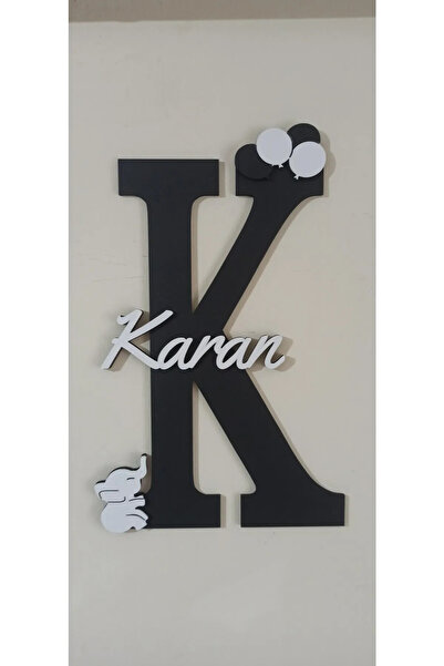 Genel Markalar İsme Özel Harf Ve İsimli Ahşap Bebek Ve Çocuk Oda Kapı Süsü