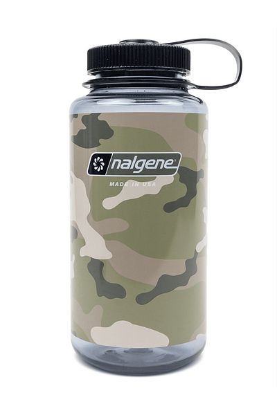 NALGENE Brown Tritan Camo 1 LT Water Bottle Plastic - 1 L