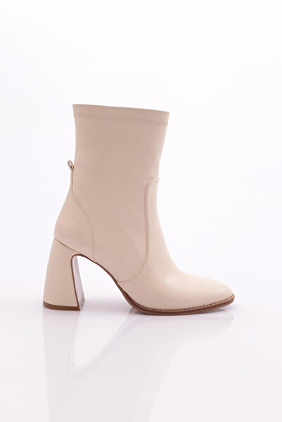 DGN Nude Women's Heeled Boots - 91793236