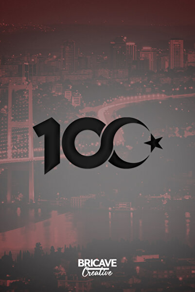 Bricave ملصق زجاجي للذكرى المئوية لجمهورية السيارات والدراجات النارية مقاس 19...