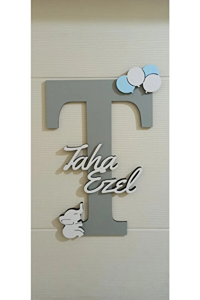 Işıklı Toplar Türkiye Çocuk Ve Bebek Odası Harf Kapı Ve Duvar Süsü Pano Isimlik