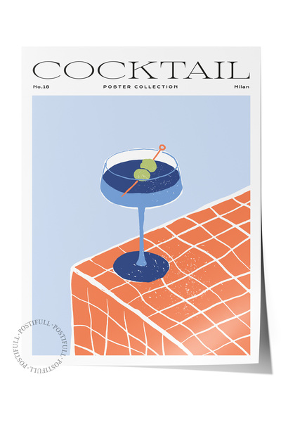 Postifull Mutfak ve Yemek Temalı Duvar Posteri, Estetik Çerçevesiz Poster - Y...