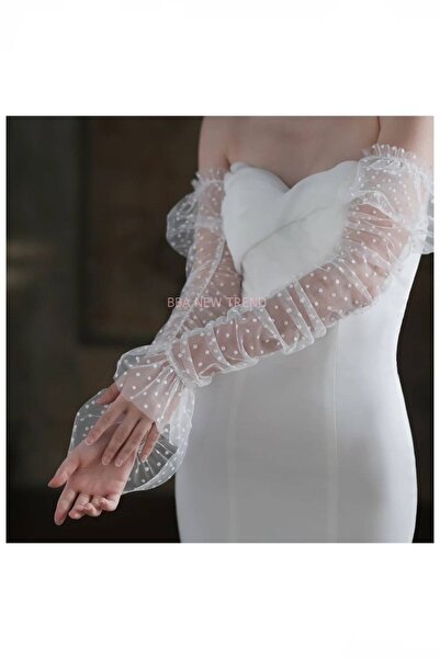 BBA TULLE STORE Κομψά γάντια γάμου μήκους 65 εκατοστών