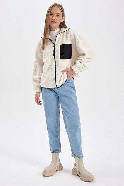 DeFacto Cardigan de pluș Coool Oversize Fit A9226ax23wn