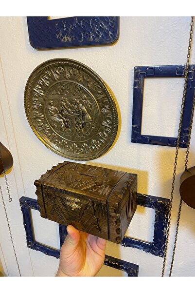 AYAL AHŞAP Kilitsiz ahşap kumbara