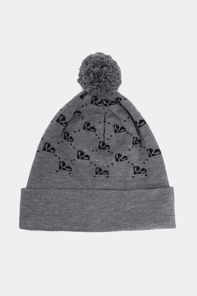 Perspective Black Gray Color Women's Beret