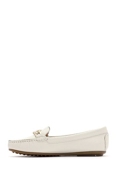 Derimod Women's Leather Buckle Loafer