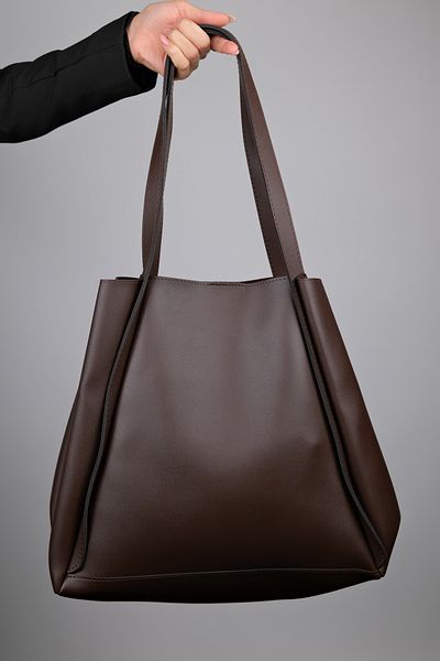LuviShoes Geantă de umăr pentru femei KLOS maro
