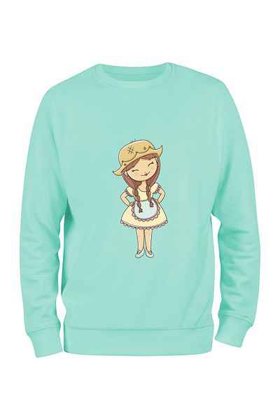ADA BEBEK ÇOCUK Φούτερ Unisex Sindy Girl Hooded