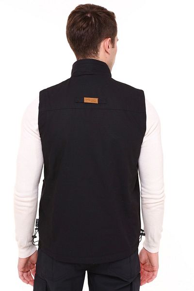 Uniprom Multi-Pocket Hunter Camper Outdoor Vest Rio Model Black Men