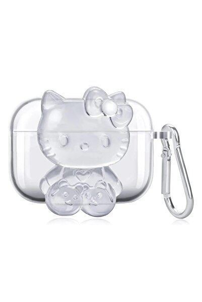 Microsonic AirPods Pro 2.Nesil Kılıf Cartoon Figürlü Silikon Crtn-Fgr-Hl-Kty-Clr