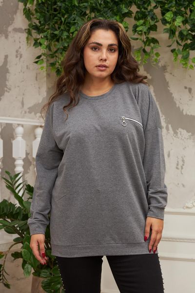 Rmg Gray Women Sweatshirts Styles, Prices - Trendyol