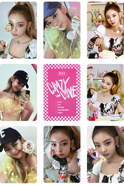 Altun Itzy "crazy In Love Lia" 8'li Fotokart Seti