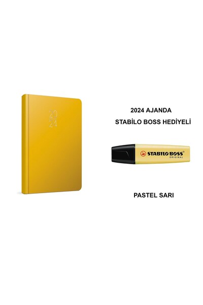 Gıpta Економічний щоденник 17X24 з лініями Stabilo Boss з подарунком