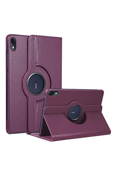 Microsonic Huawei MatePad 11 2023 Kılıf 360 Rotating Stand Deri Mor