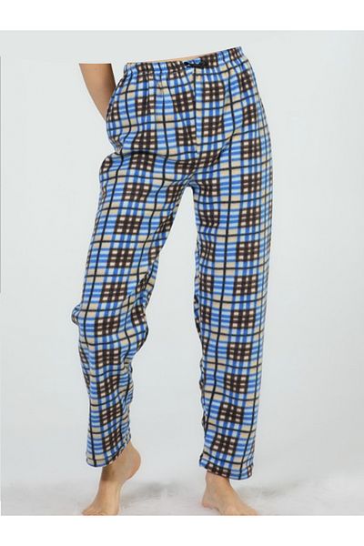 Ladytime Χωρίς τσέπες Winter Fleece Γυναικείες πιτζάμες κάτω μονό πάτο Je28