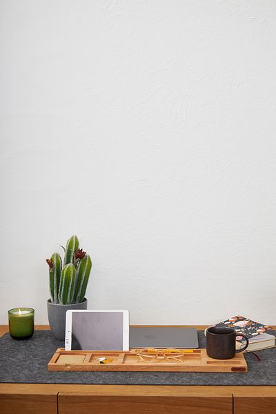ESLENTA Wooden Desktop Organizer