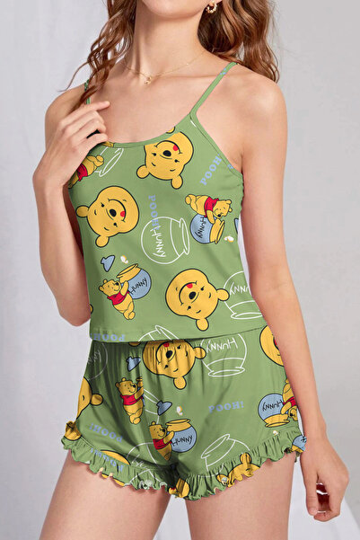 PEMBİŞ HOMEWEAR Модний комплект шортів Hunny Zezebu та піжамний комплект з пр...