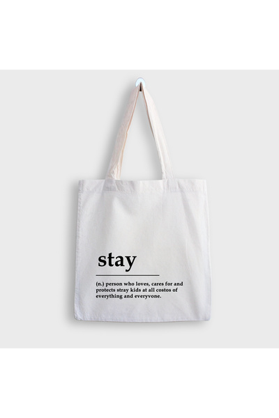 designedfy Stay Printed υφασμάτινη τσάντα