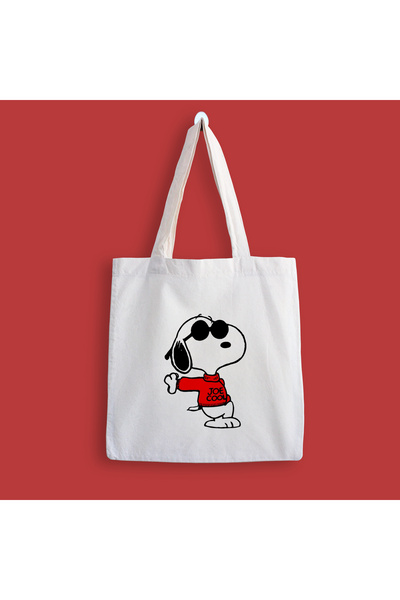 designedfy Υφασμάτινη τσάντα με στάμπα Snopy